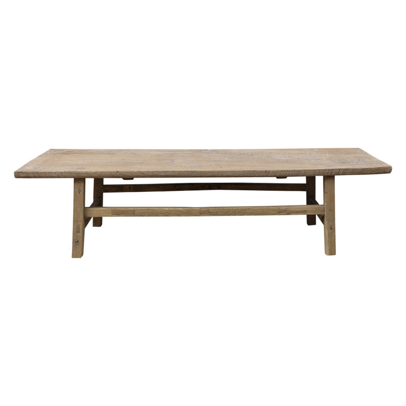 Solid Wood Coffee Table, 18" H x 69" L x 33" W