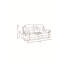 Causeuse inclinable en cuir Global-121083677