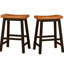 Tabouret de 24 po en noyer, fabriqué en bois pour tabouret en noyer