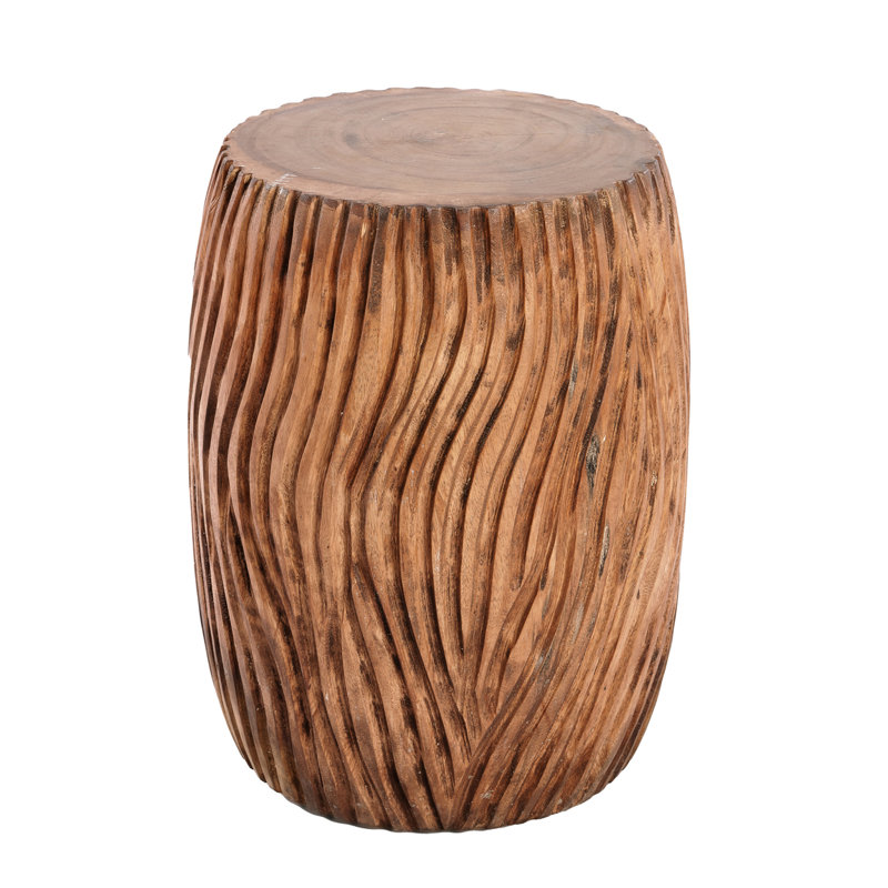 Chenice Solid Wood Accent Stool