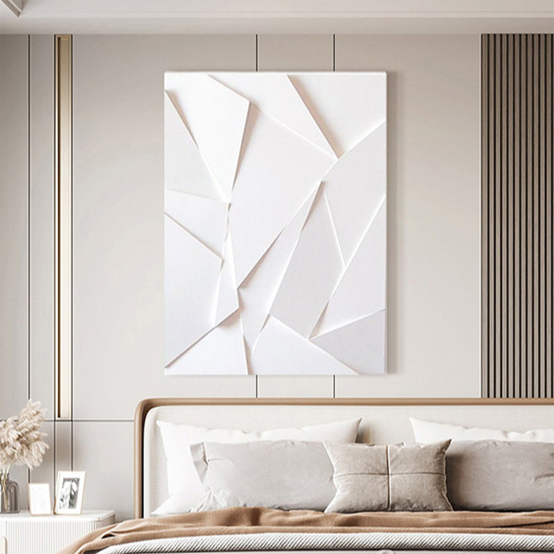 Tableaux suspendus modernes et simples en grès, H 39,37 po x l 27,56 po x P 1,97 po