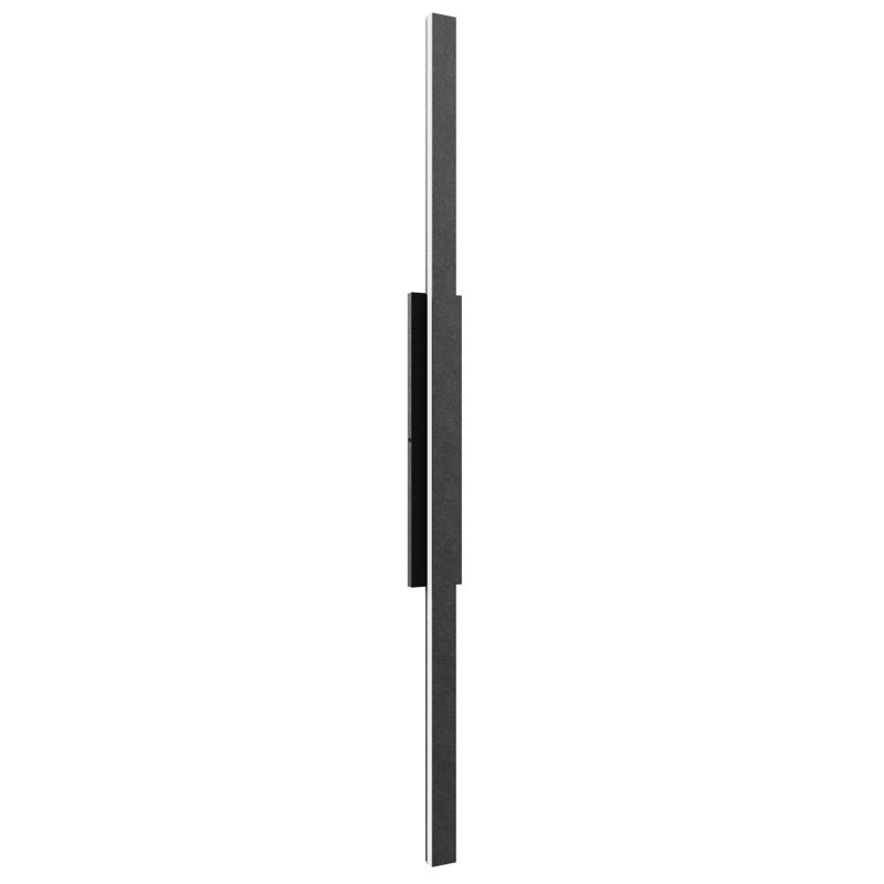 Avenue Outdoor Black Wall Sconce, 68" H x 5" W x 3" D