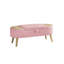 Banc de rangement repose-pieds ovale en tissu à poils 3D avec grand espace de rangement pour le salon, le vestibule et la chambre à coucher-799594499
