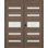 Porte française à panneaux en bois manufacturé préfini