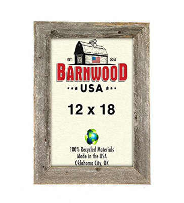 Fontaine Weathered Gray Wood Matte Picture Frame