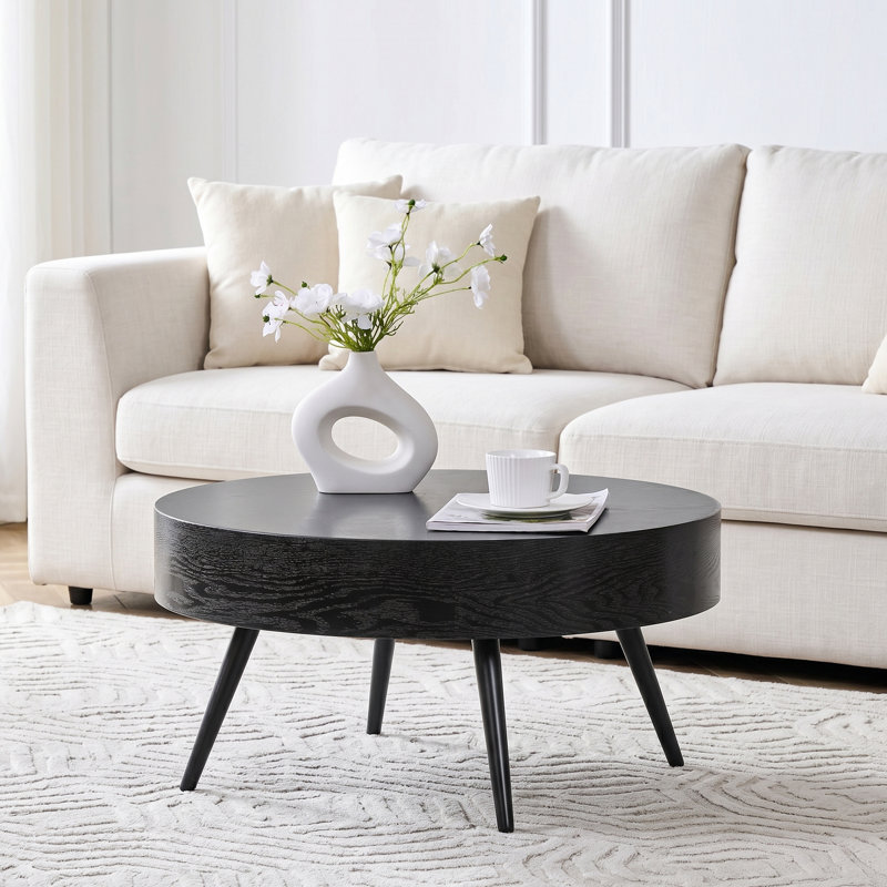 Coffee Table, Black, Wood