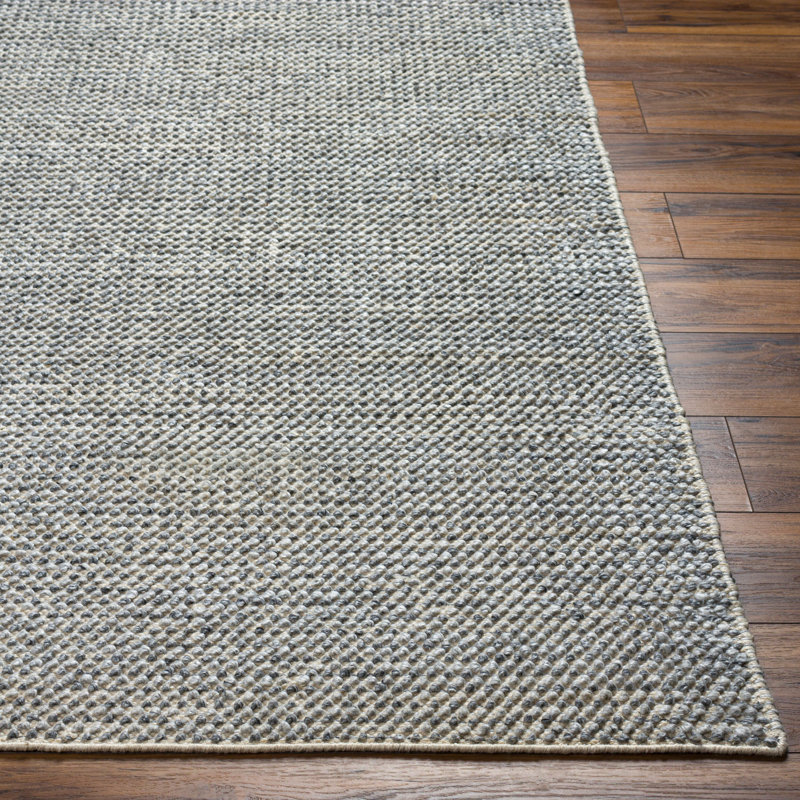 Striped Area Rug, Rectangle 12' x 15', Gray
