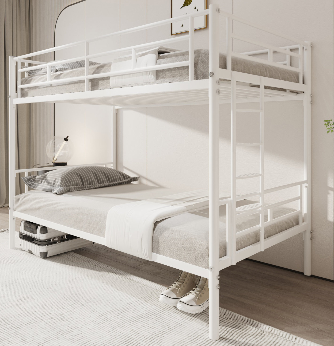 Isabelle & Max™ Kids Twin Over Twin Bunk Bed | Wayfair