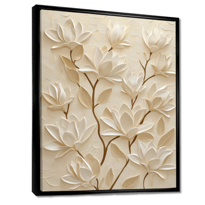 White Magnolia Tree Glow I - Magnolias Wall Art
