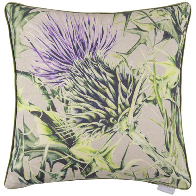 Penton Floral Piped Cushion Throw Cushion