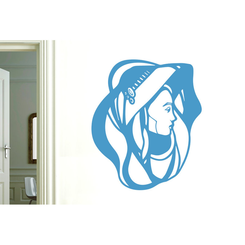 Wall Decal, Blue, Medium