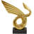 Porcelain Ceramic Wing Abstract Decorative Sculpture with Base-1088142787
