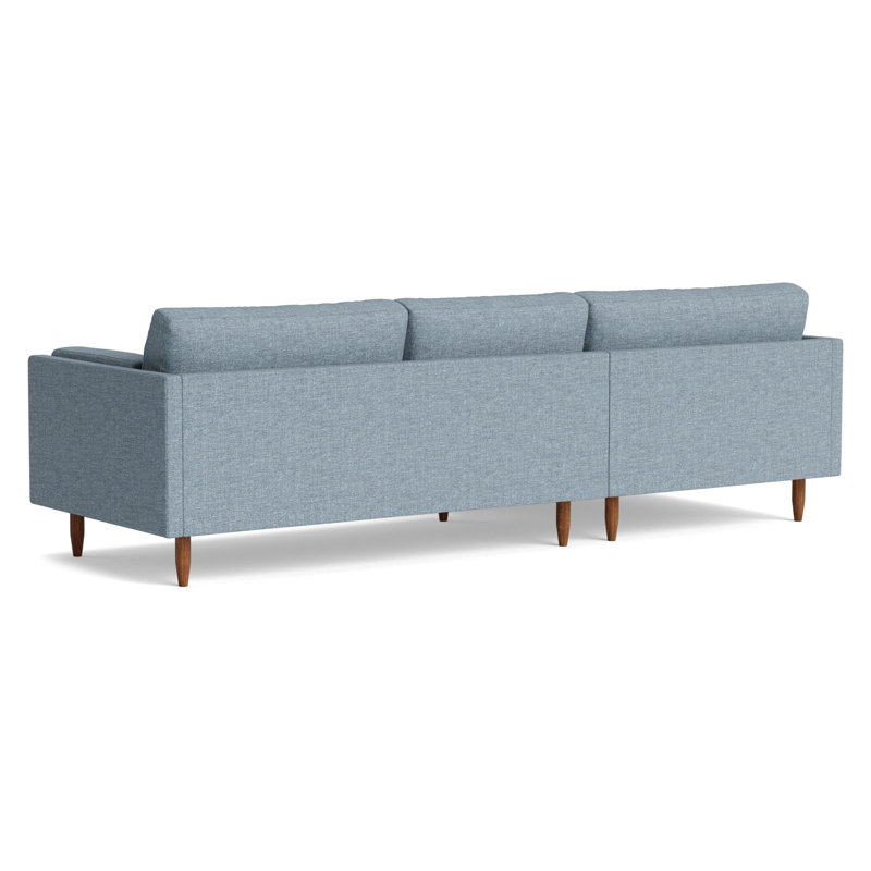 Skinny Fat Chaise Sectional, Left Hand Facing, Performance Weave - Spa
