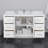 Icon 60" Single Bathroom Vanity Set with Mirror-73102678-73102674