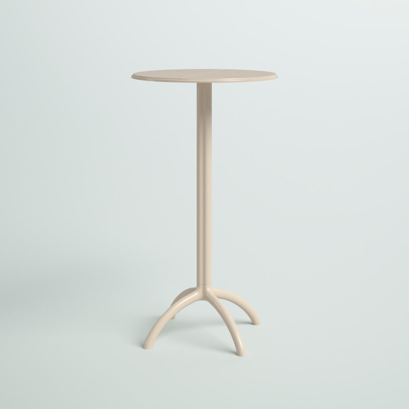 Table de bar en plastique, Taupe
