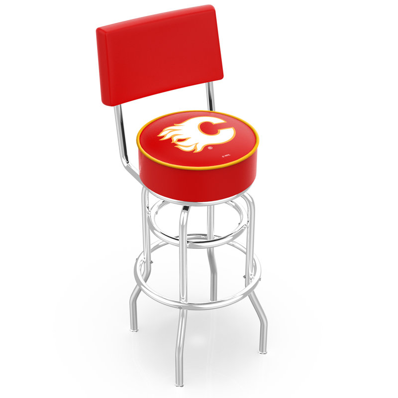 Tabouret tournant 25 "avec coussin NHL, Calgary Flames