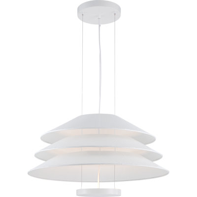 Luminaire suspendu étagé unique à 1 lumière Amora