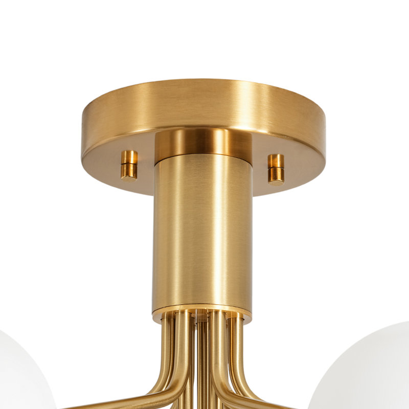 Plafonnier semi-encastré 9 lumières Nordic