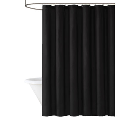 Truly Soft Everyday Solid Color Microfiber Shower Curtain