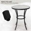 Ensemble de 3 tables de bar pivotantes Dooltle pour 2 personnes