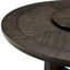 Table ronde transitionnelle 5 pièces avec chaises rembourrées en polyuréthane Susan-1069216731