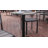 Derby Lane Commercial 24 Inch Round Faux Teak Outdoor Patio Dining Table-1885261727
