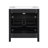 " Modern Black Double Sink Bathroom Vanity Set With Storage Solutions