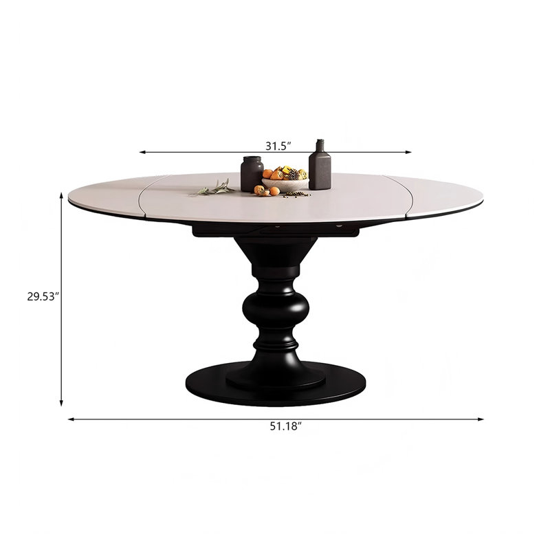 Table de salle à manger Sintered Stone, 29.53" H x 51.18" W x 31.5" D