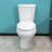 Two-piece 1.28 GPF Dual Flush Chair Height Elongated Toilet Soft-Close Seat Included