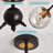 Glass Semi Flush Mount