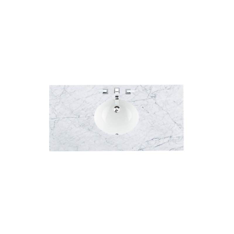 Metropolitan 48'' W Single Vanity, Silver Oak, Carrara White