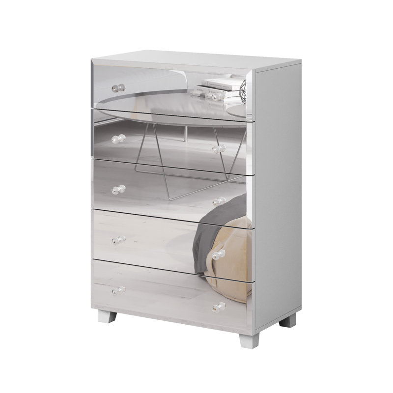 Chawn 72cm W 5 - Drawer Chest of Drawers