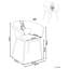 43 cm H Boucle Armchair