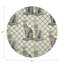 Regal Greyhound Vegan Leather Round Placemats-50817870