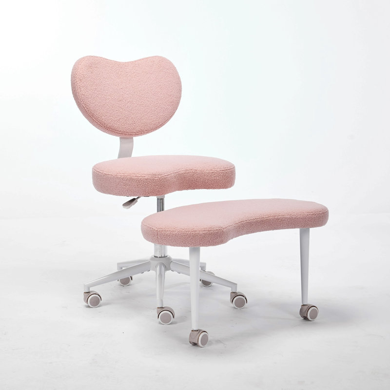 Meditation Chair Plus, Cross Legged Chair With Wheels, ADHD Chair, Criss Cross Desk Chair With Lumbar Support And Adjustable Stool, Flexible Design For Fidgety Sitters
