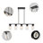 Elliyanna 5 - Light Dimmable Linear Chandelier Modern Farmhouse Chandelier Entry Chandelier Dinning Room Chandelier