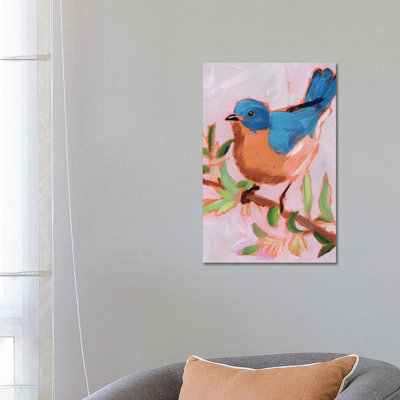 Painted Songbird I by Jennifer Paxton Parker - Wrapped Canvas Painting