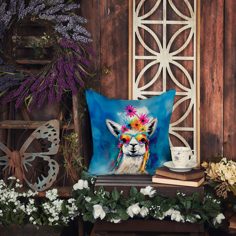 Coussin Hippie, H 14 po x l 14 po