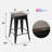 Malakoff Counter Stool with Metal Frame-1138995973