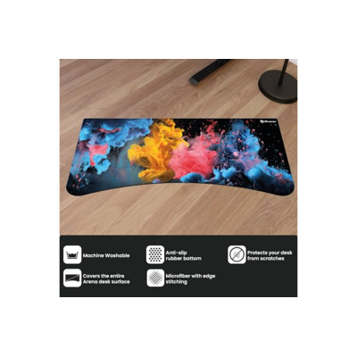 Arena Full-surface, Interchangeable, Water-resistant, And Washable Mouse Pad With Stitched Edges - D017