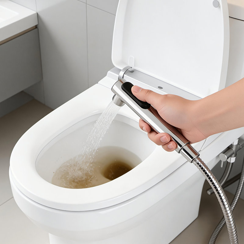 Single Mode Bidet Sprayer With 47" Hose, Chrome