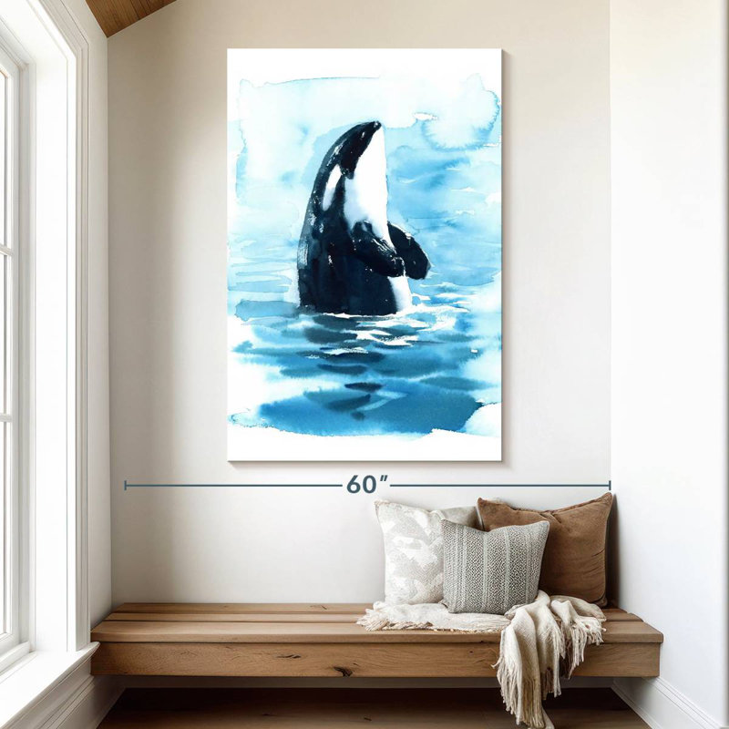 Brampt Ocean Surface Orca, 51" H x 34" W