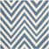 Dhurries Hand Woven Flat Weave Wool/Cotton Chevron Rug in Blue/Ivory
