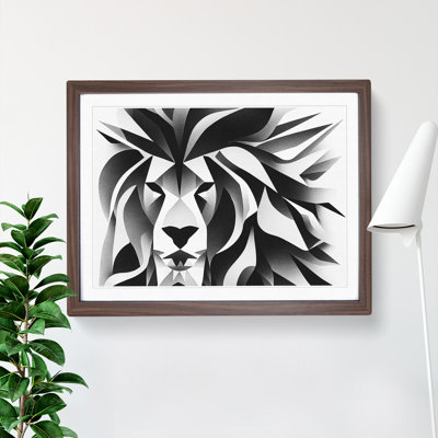 Abstract Lion - Framed Print