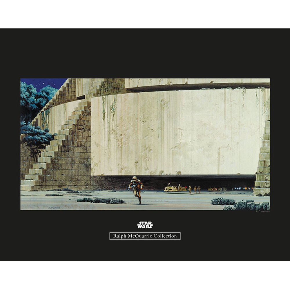 Poster Star Wars Rmq Yavin-Tempel