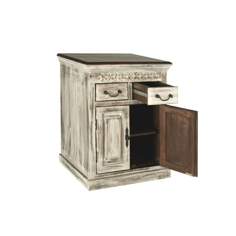 Castle Solid Wood 70 cm W Chest of 2 Drawers