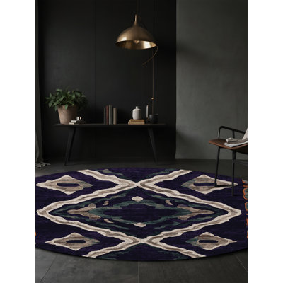 Tapis mauve lavable à la machine