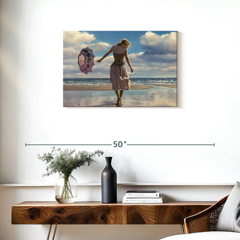 Leisha Walking On Broken Clouds, 20" H x 30" W