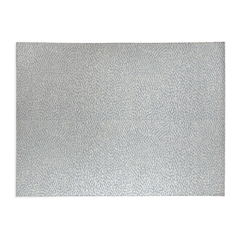 Twinkle Splat Lightweight Non-Slip Kitchen Mat, Rectangle 3' x 5', Slate Blue