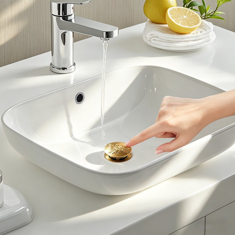 Crépine de drain en laiton 2,56 "